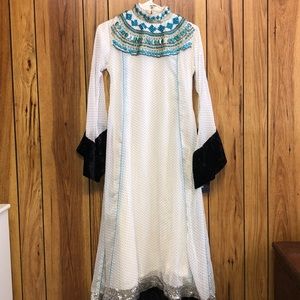 2 piece formal Pakistani maxi dress